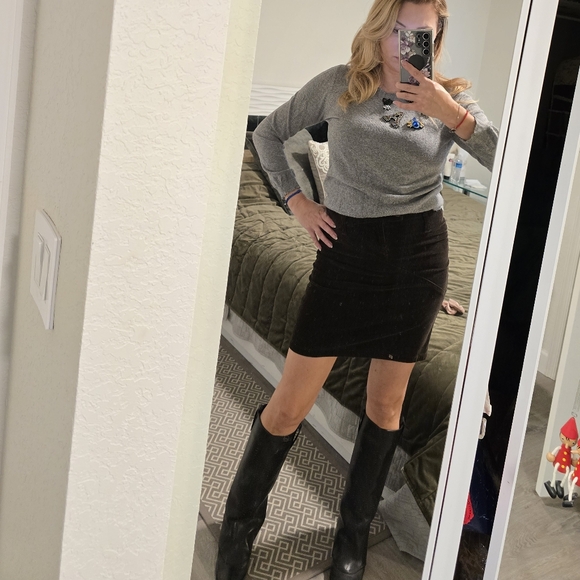 EM ELIZABETTA MINELI gray Embellished Sweater. Size M - Picture 5 of 5